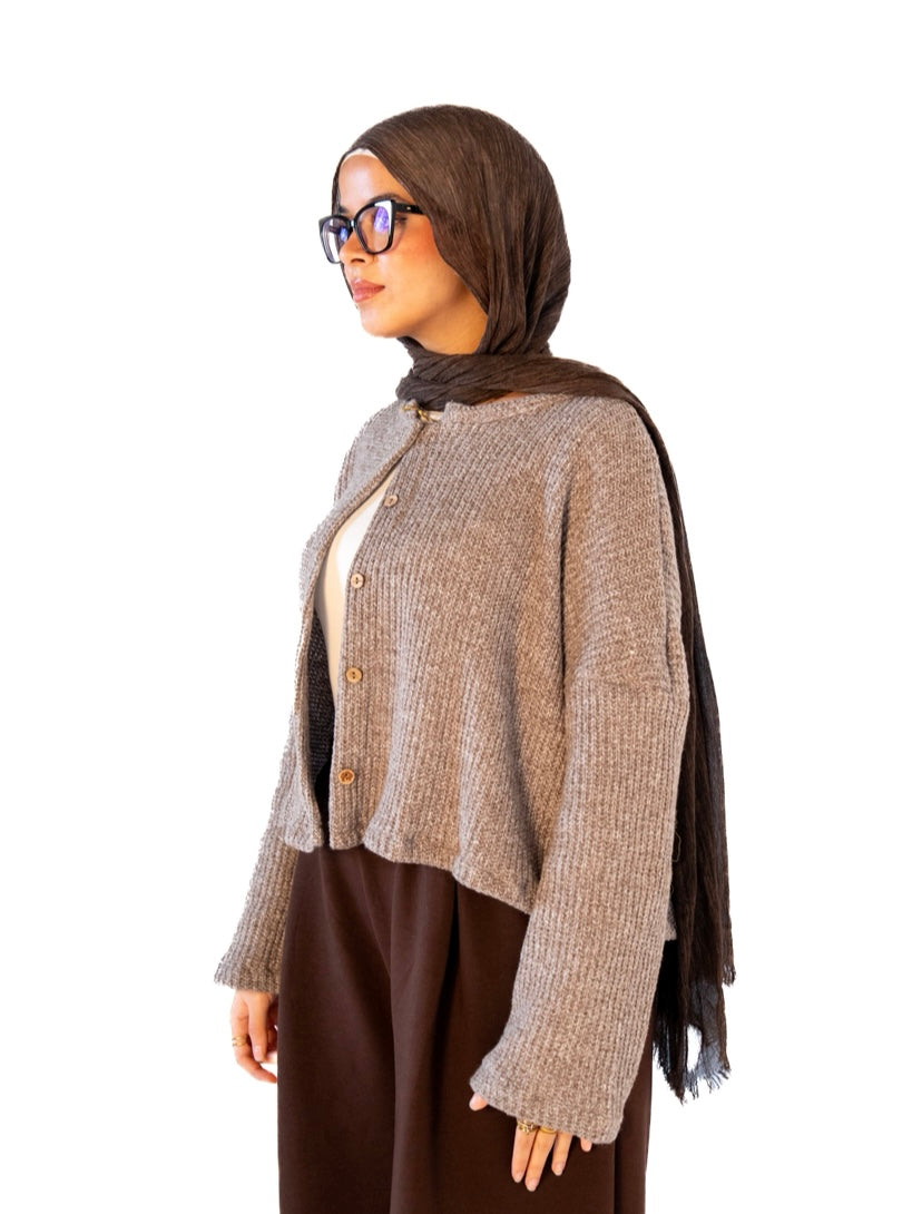 Griege knit cardigan