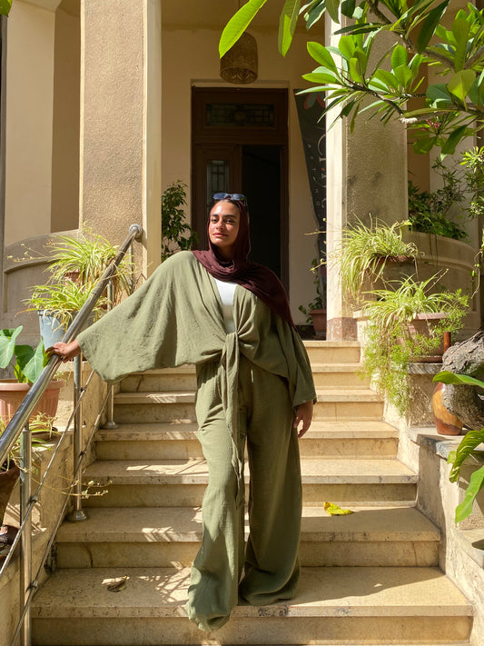 linen wrap set